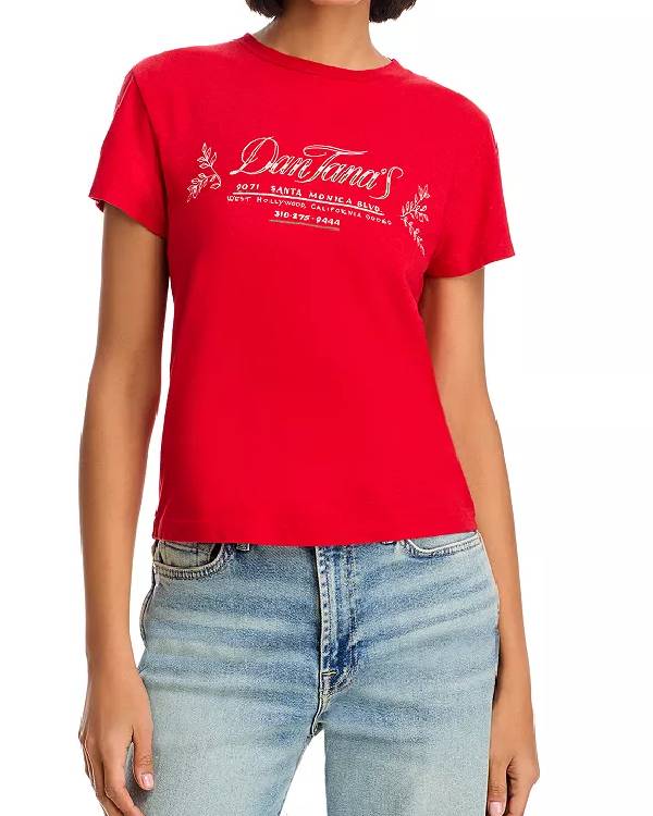 Nobody Wants This S02 Kristen Bell Red Graphic T-Shirt