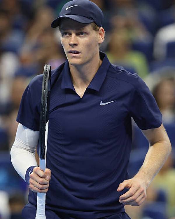 2025 China Open Jannik Sinner Blue Shirt