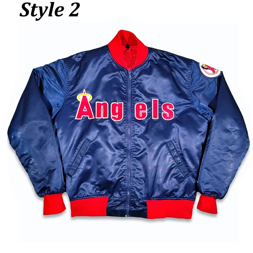 80s California Anaheim Angels Bomber Jacket