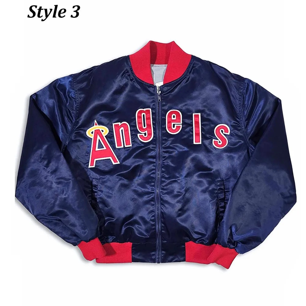 80s California Anaheim Angels Bomber Jacket