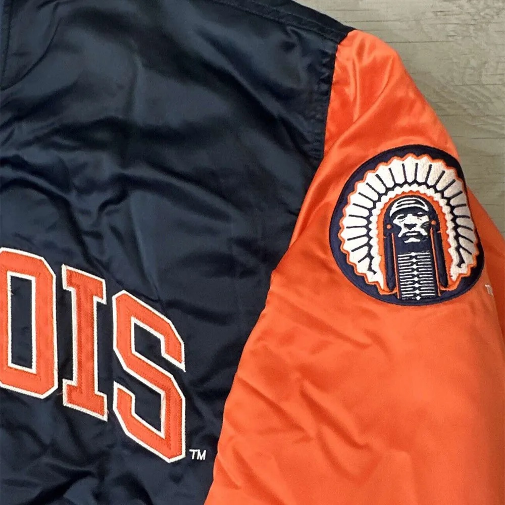 90’s Illinois Fighting Illini Jacket