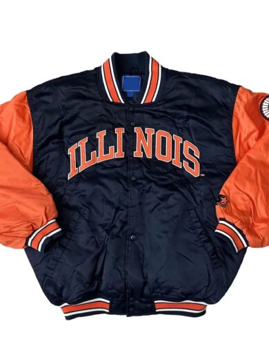 90’s Illinois Fighting Illini Jacket
