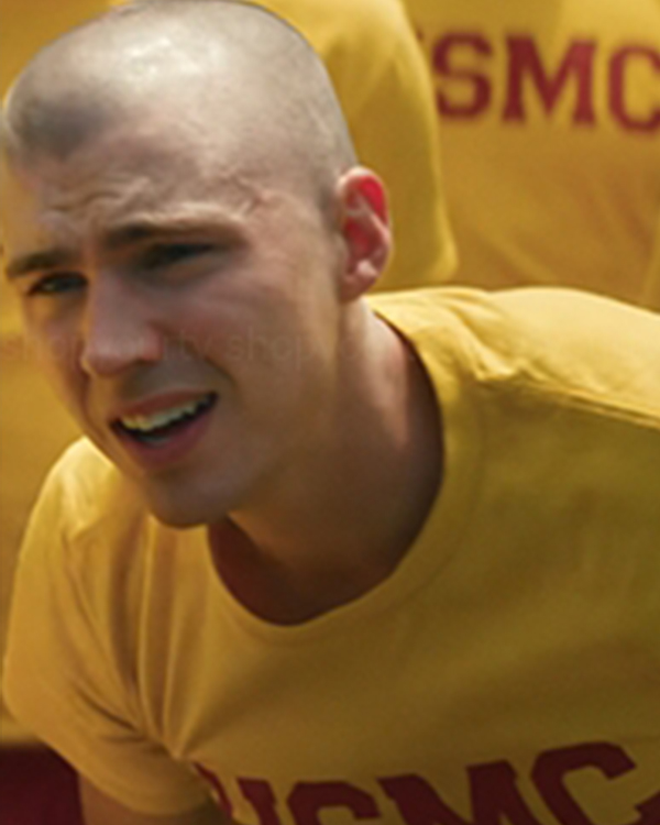 Boots S01 Miles Heizer USMC Yellow T-Shirt