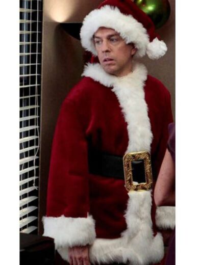 The Office Series Ed Helms Santa Costume Jacket