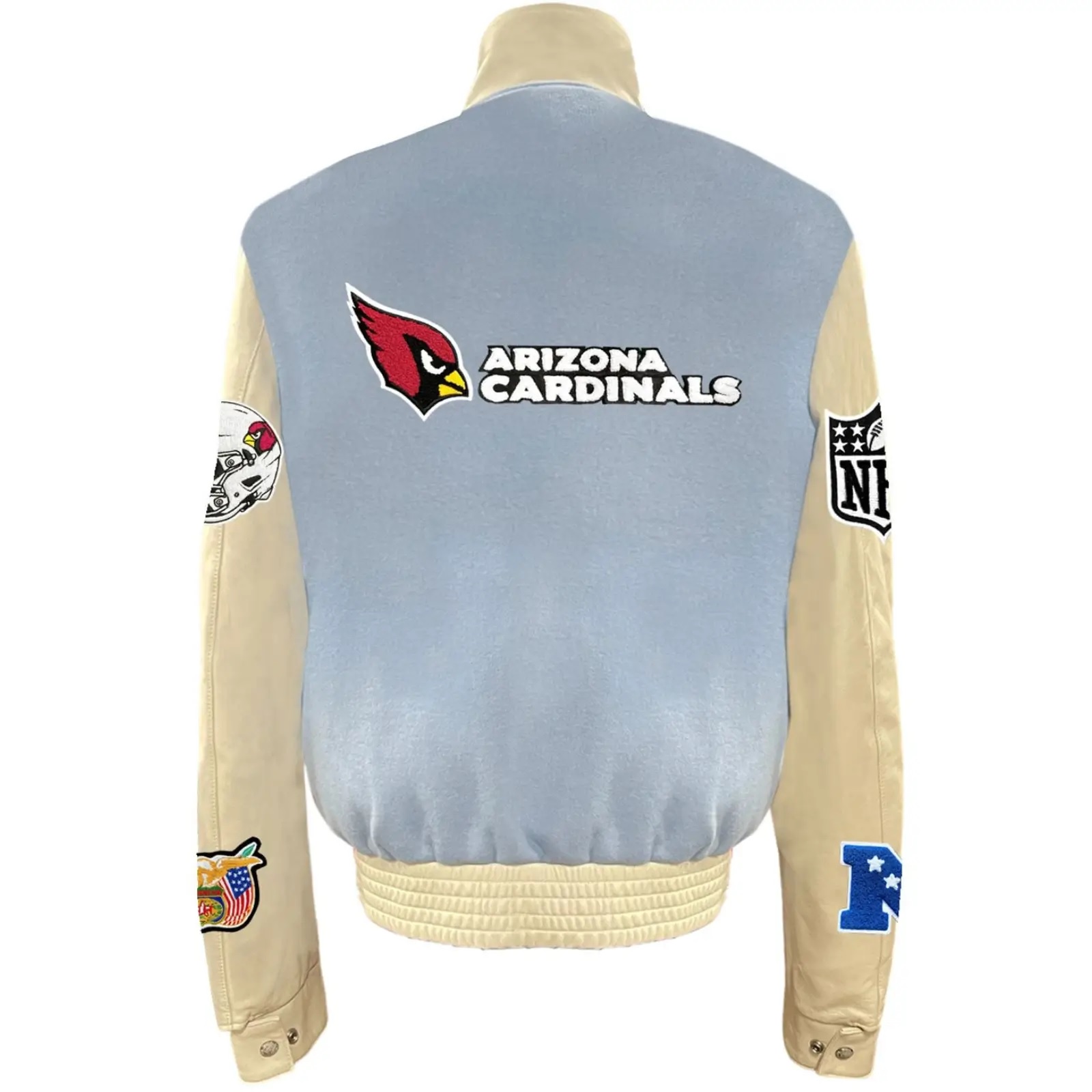 Arizona Cardinals Jeff Hamilton Wool and Leather Jacket - Image 5