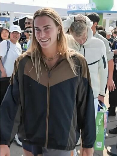 Aryna Sabalenka 2025 Wuhan Open Two-Tone Jacket