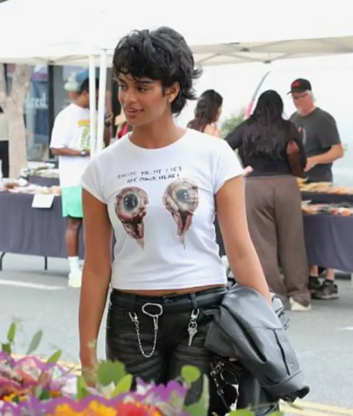 Ashleigh Baugh Los Angeles 2025 White T-Shirt