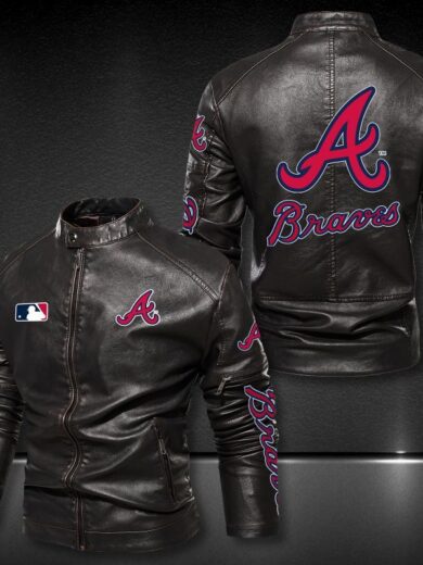 Atlanta Braves Motor leather jacket