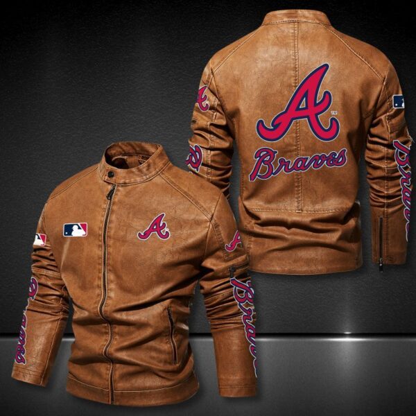 Atlanta Braves Motor leather jacket
