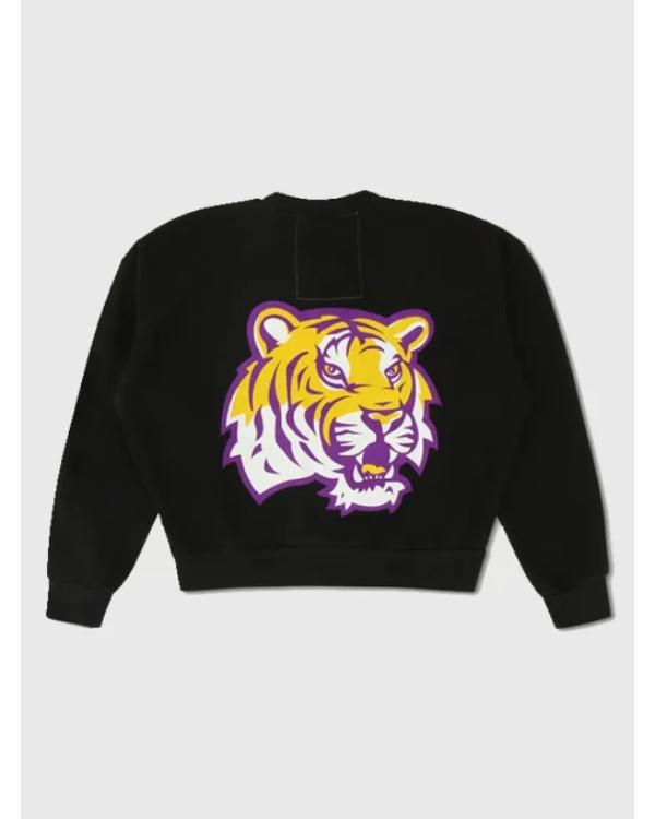 Aviator Nation x LSU Relaxed Crewneck Black Sweatshirt