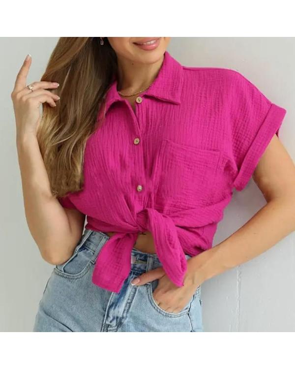 Baylen Out Loud S02 Baylen Dupree Pink Button Down Shirt