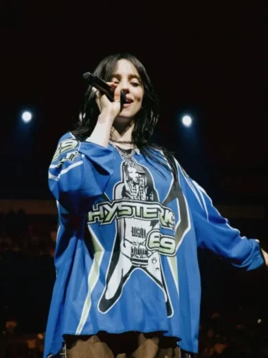 Billie Eilish Hit Me Hard And Soft Tour Miami Blue Jersey
