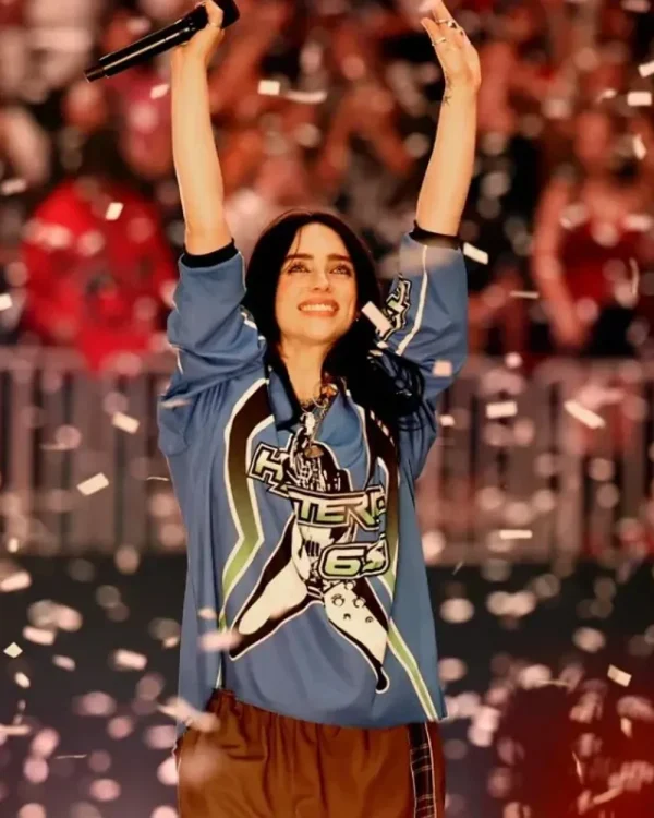 Billie Eilish Hit Me Hard And Soft Tour Miami Blue Jersey
