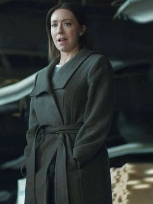 Amy Larsen Doc 2025 Grey Trench Coat