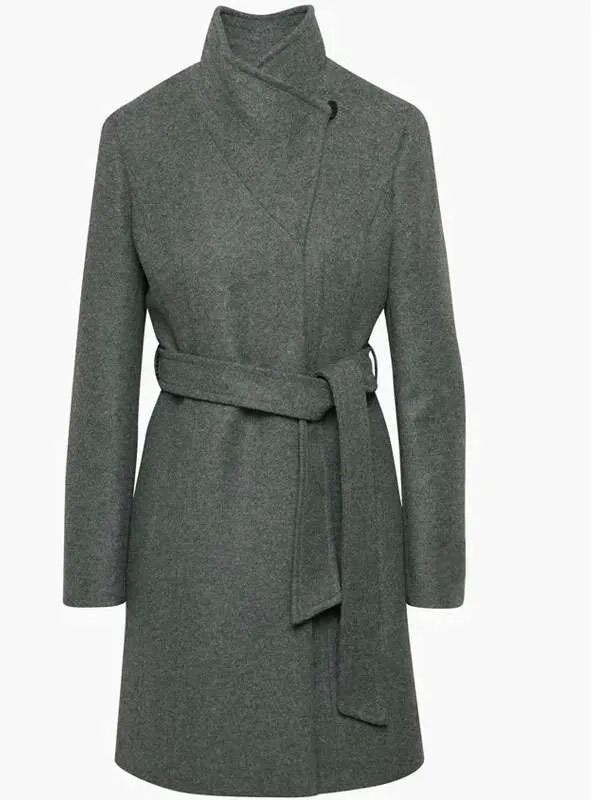 Amy Larsen Doc 2025 Grey Trench Coat