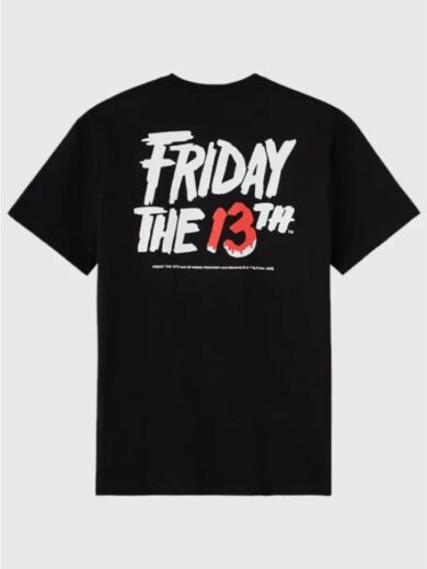 Friday The 13th Jason Black Graphic T-Shirt