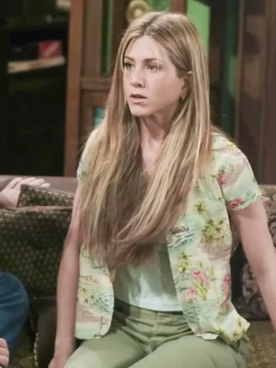Friends S06 Rachel Green Hawaiian Print Shirt