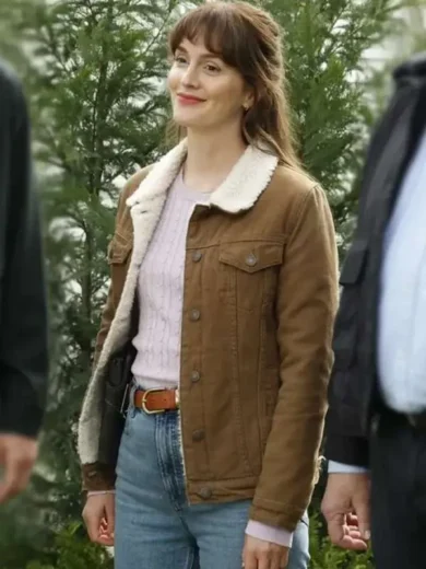 Lou Hickman Good Cop Bad Cop S01 Brown Jacket
