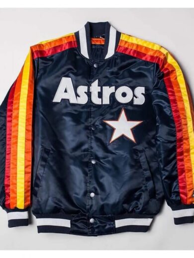 Houston Astros Bomber Blue Jacket