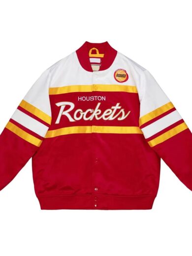 Houston Rockets Special Script Satin Jacket