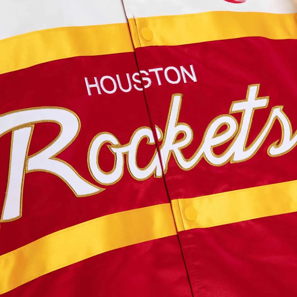 Houston Rockets Special Script Satin Jacket