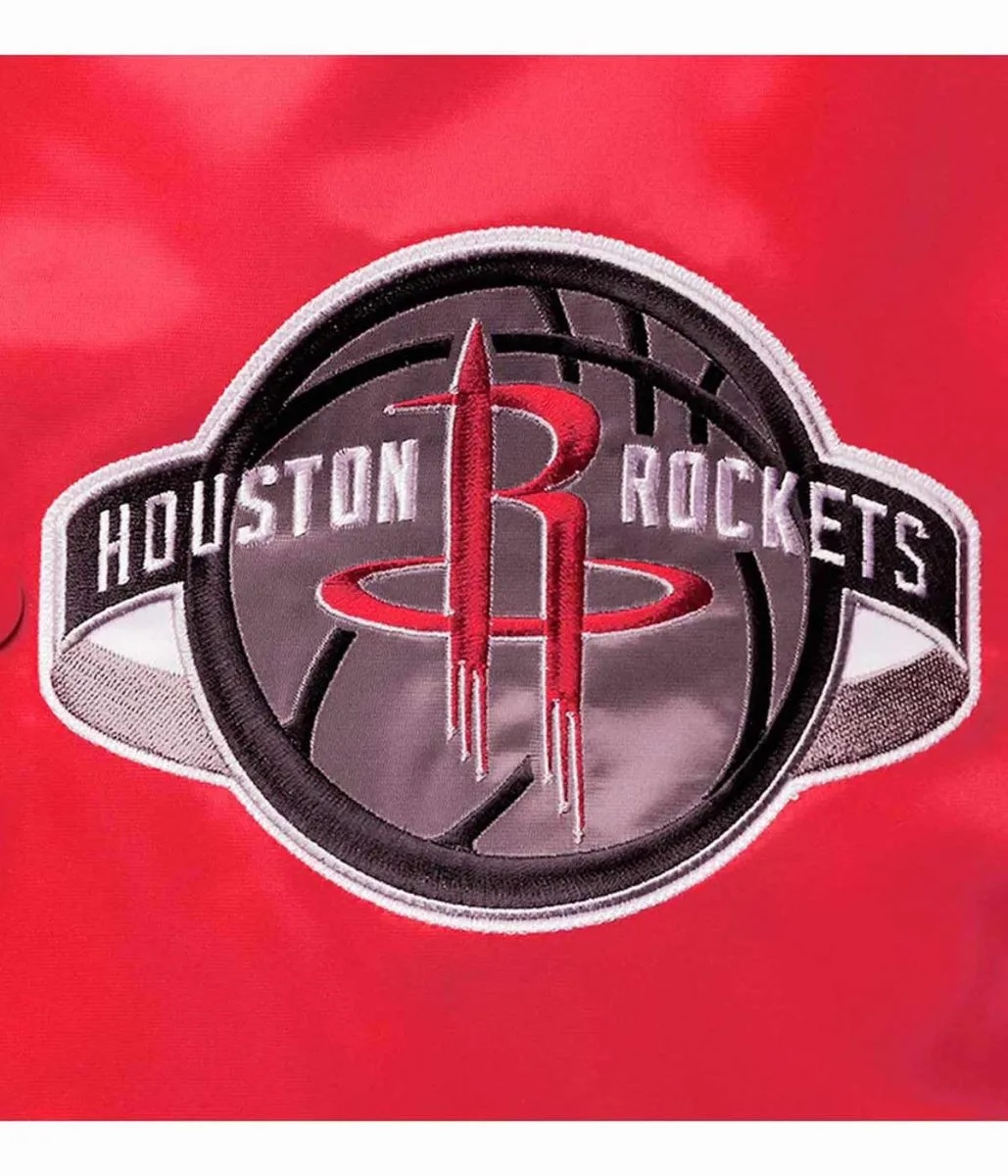 Houston Rockets The Diamond Classic Red Full-Snap Jacket