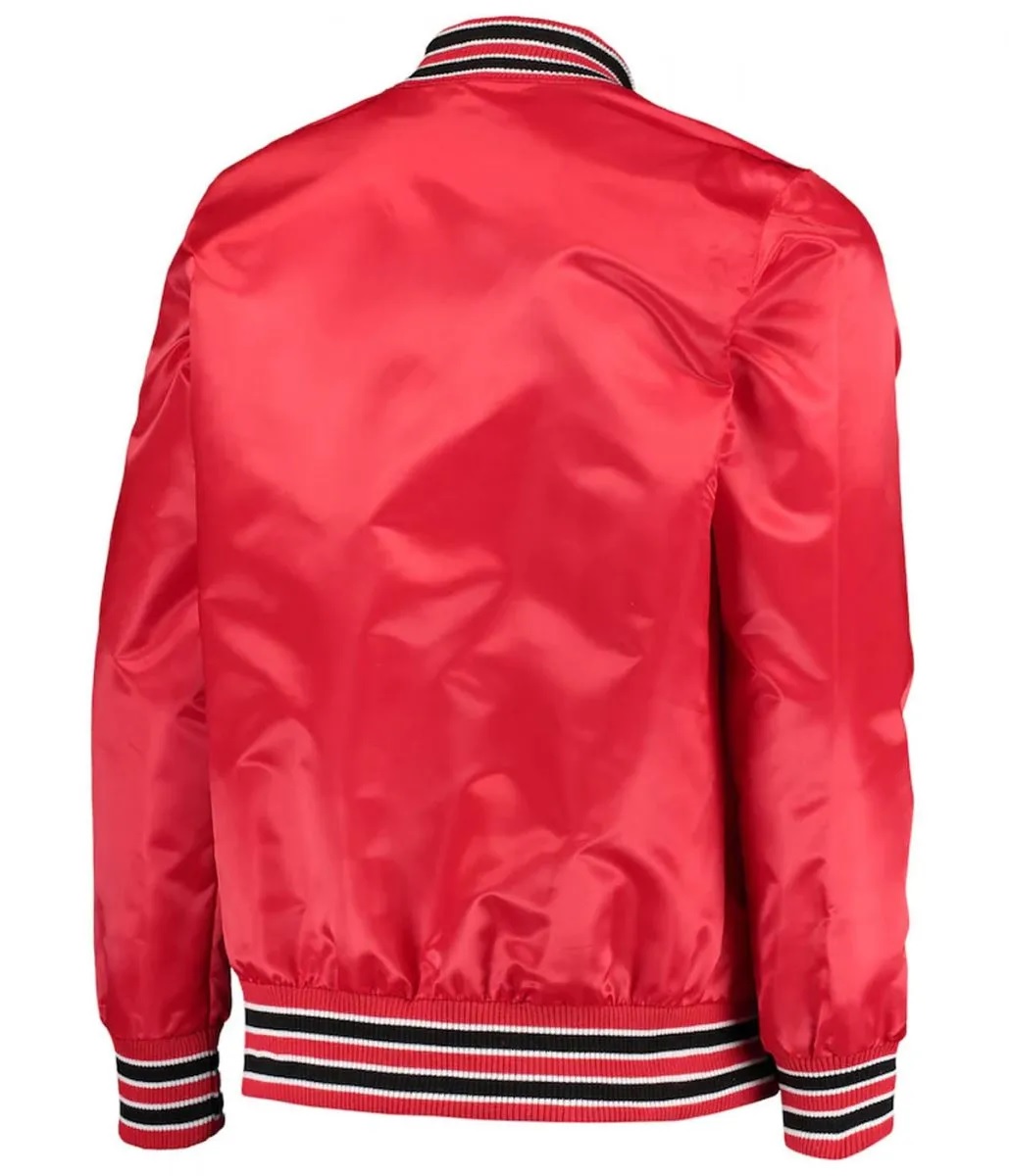 Houston Rockets The Diamond Classic Red Full-Snap Jacket - Image 2