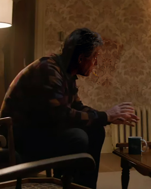 Heretic 2024 Hugh Grant Colorblock Cardigan