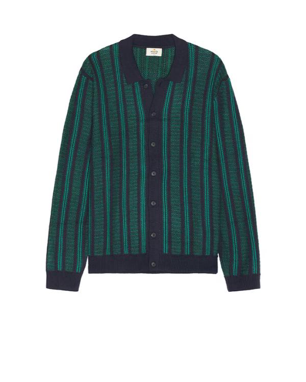 Abbott Elementary S05 Chris Perfetti Green Cardigan Top - Image 2