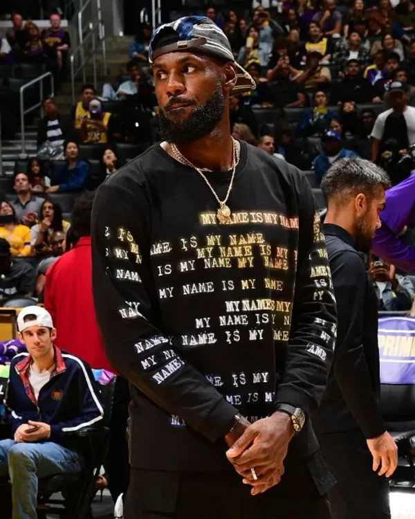 LeBron James Los Angeles Lakers Preseason 2025 Printed Sweatshirt - Image 2