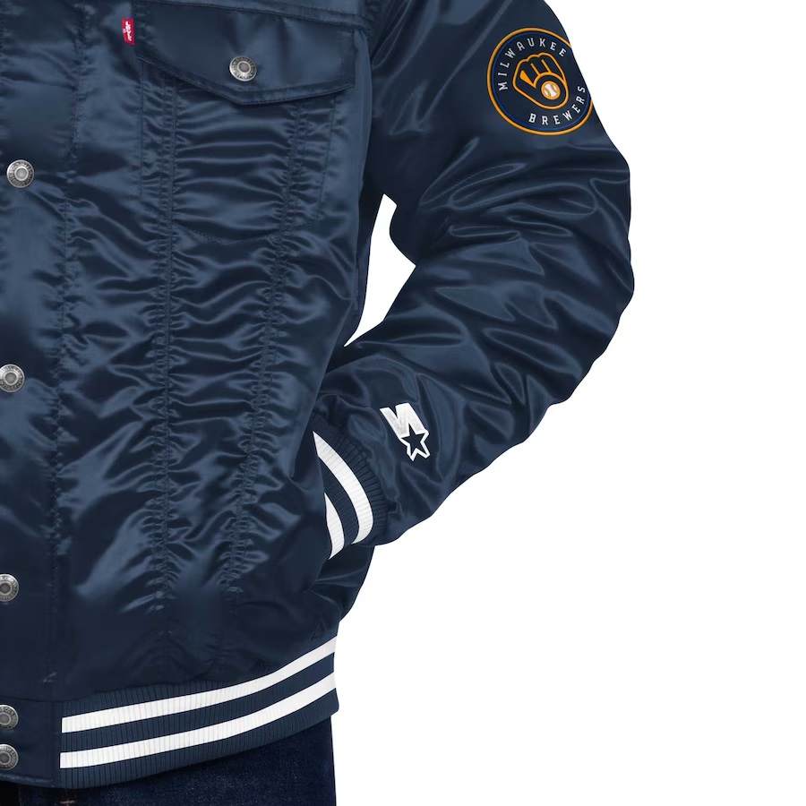 Levis x Starter Milwaukee Brewers Jacket
