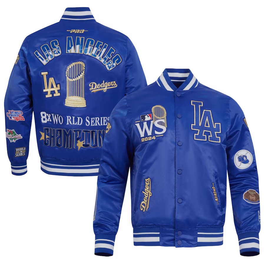 Dodgers 2024 World Series Champions Full-Snap Jacket