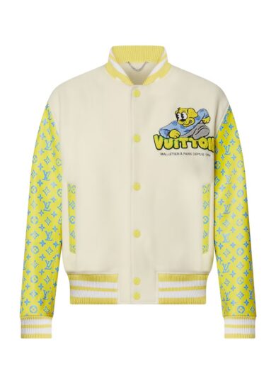 Louis Vuitton Monogram Playground Varsity Blouson Jacket