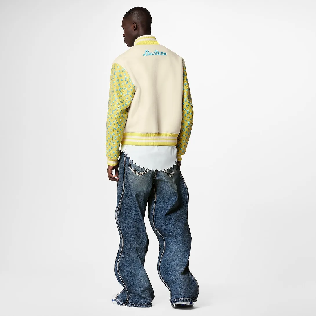 Louis Vuitton Monogram Playground Varsity Blouson Jacket