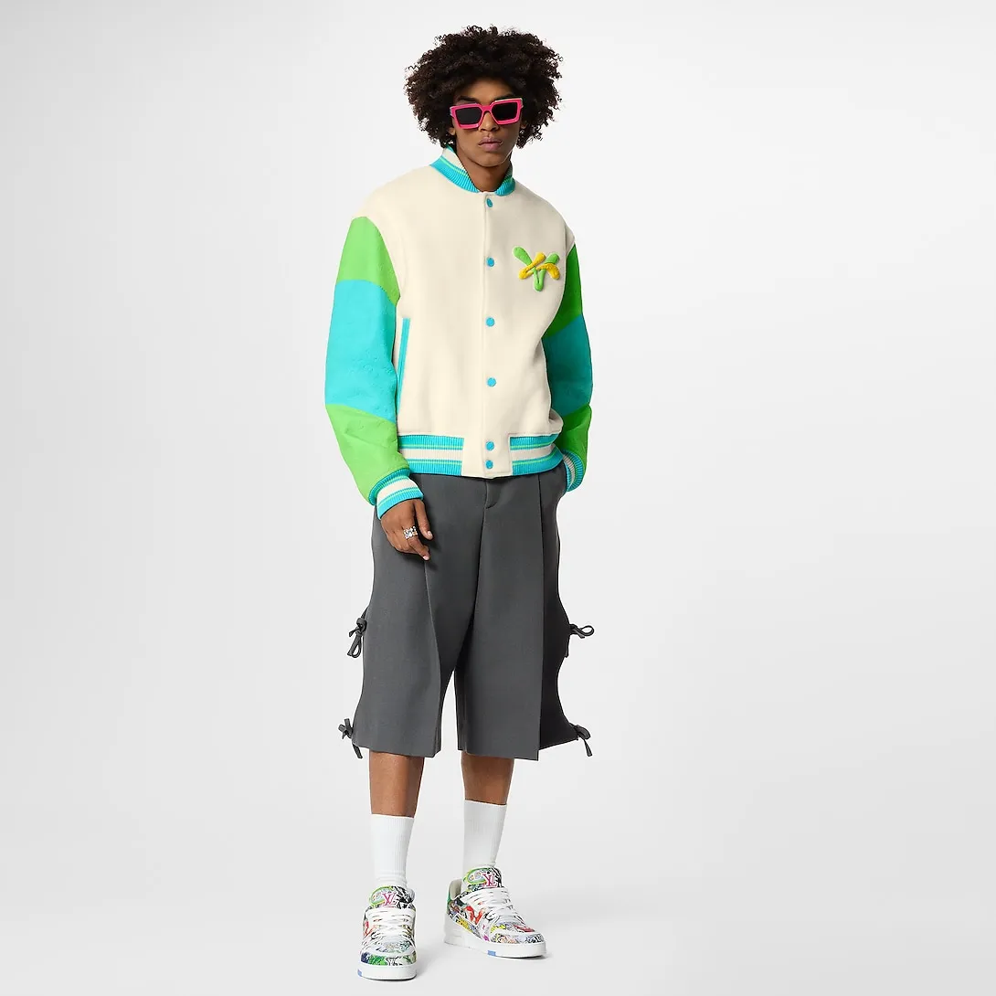 Louis Vuitton Rainbow Playground Varsity Blouson Jacket