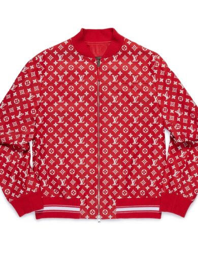 Louis Vuitton Supreme LV Baseball Varsity Jacket