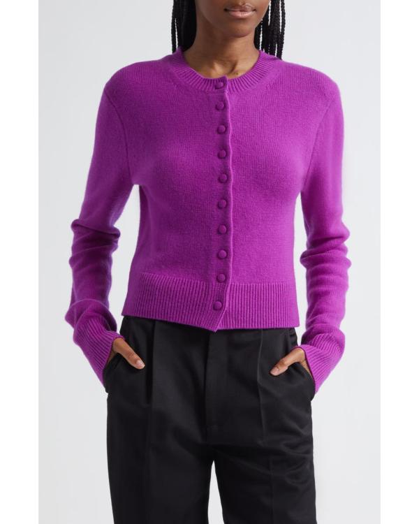 9-1-1 S09 Jennifer Love Hewitt Purple Cardigan - Image 3