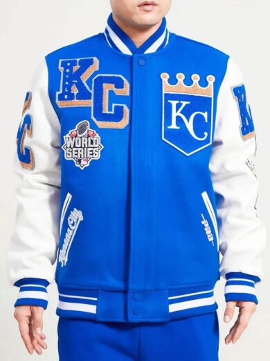 Mashup Kansas City Royals Varsity Jacket