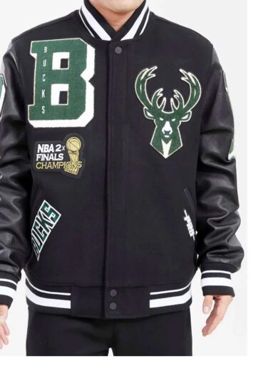 Milwaukee Bucks Mashup Varsity Jacket