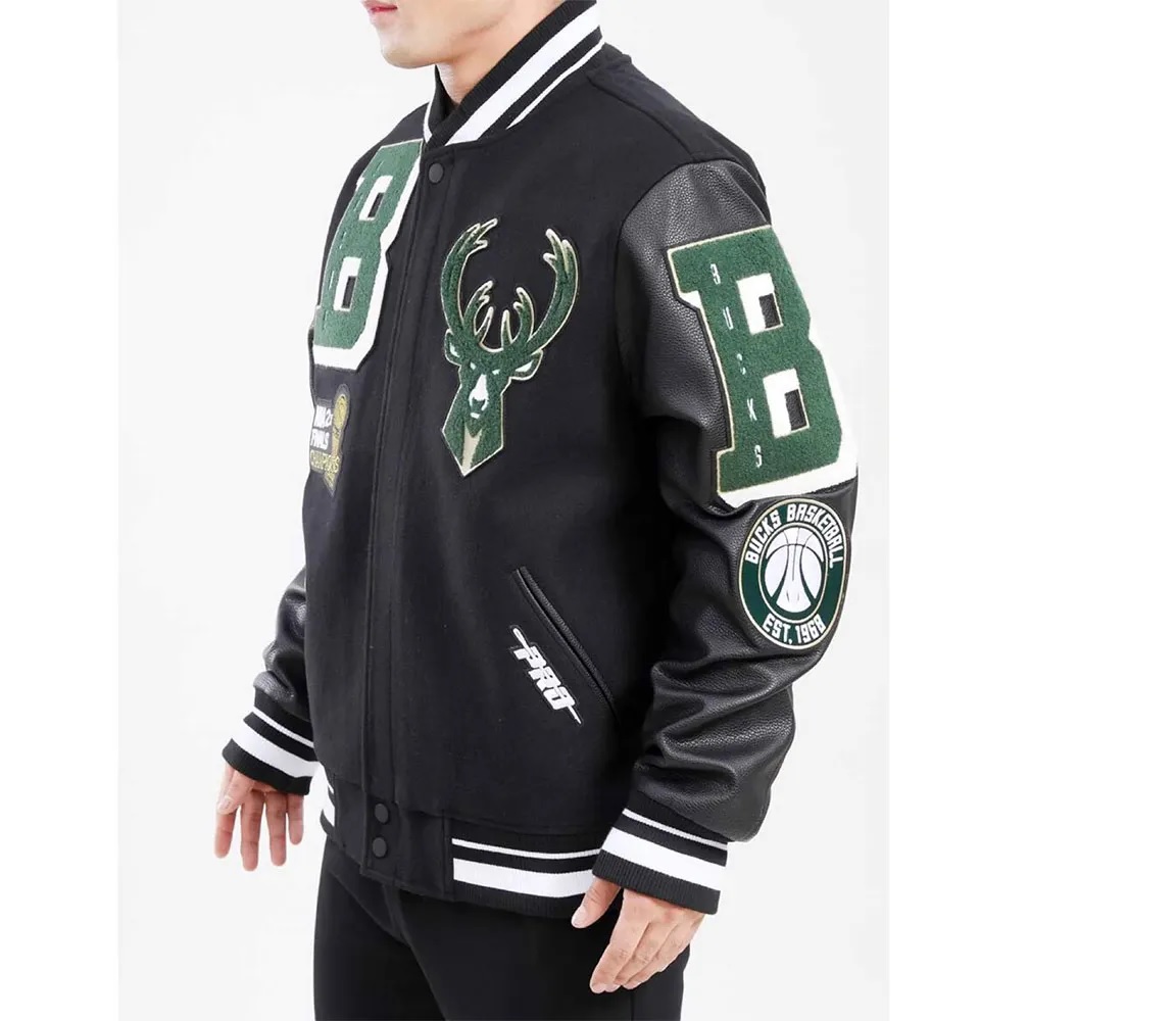 Milwaukee Bucks Mashup Varsity Jacket