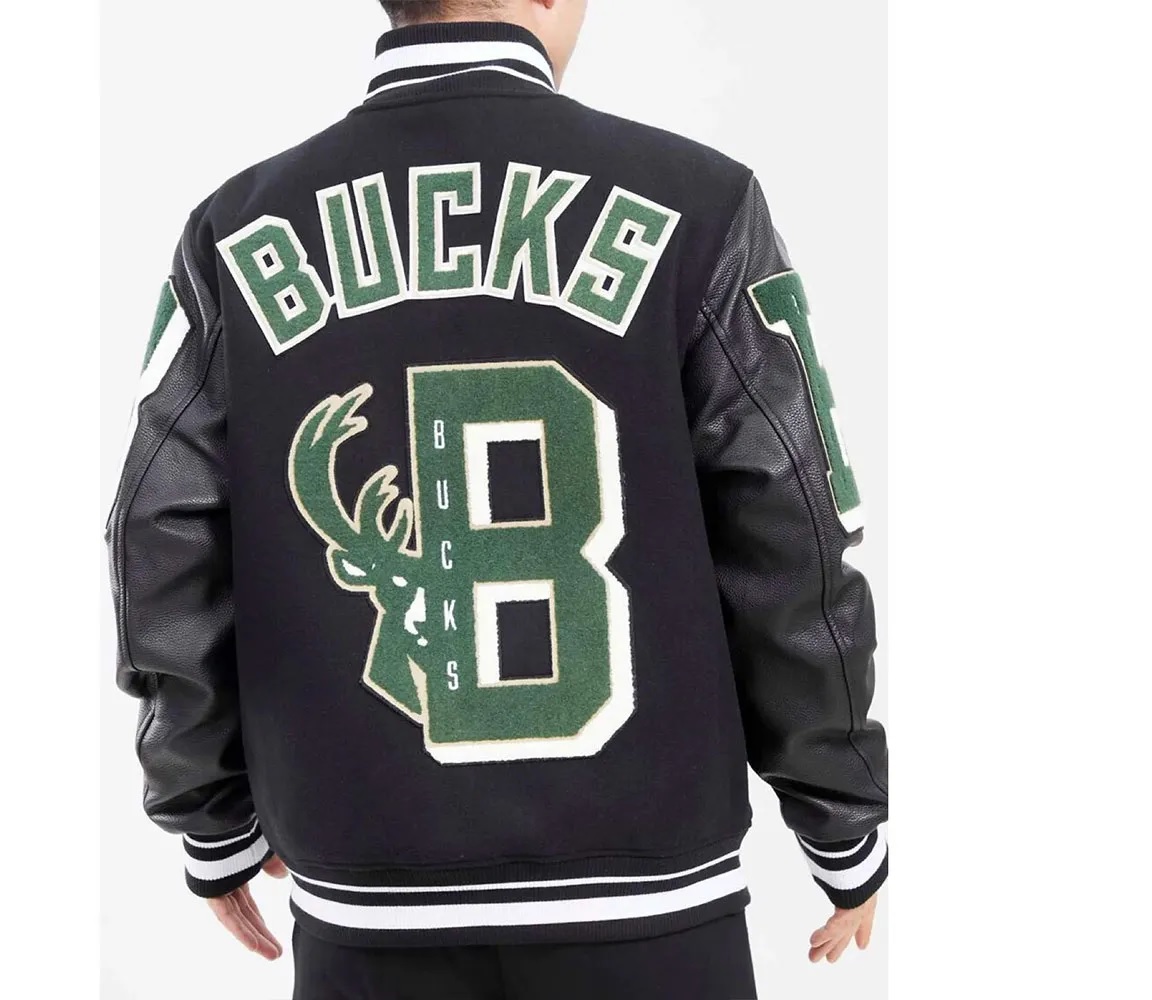 Milwaukee Bucks Mashup Varsity Jacket