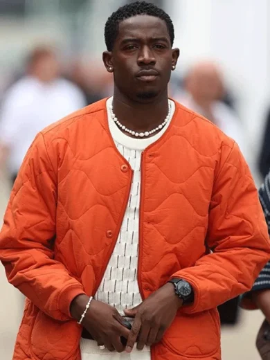 F1 The Movie Damson Idris Orange Jacket