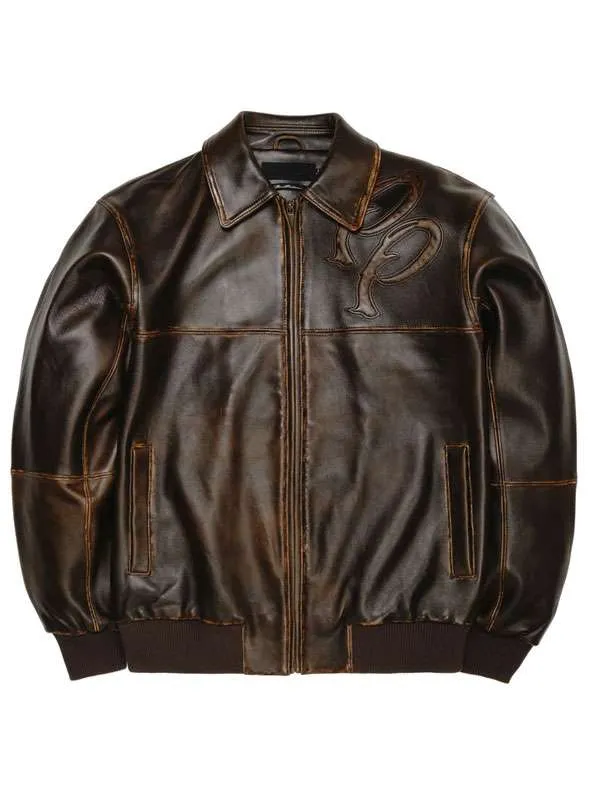 Pelle Pelle Two Tone Leather Jacket