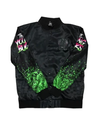 AEW Young Bucks Black Bomber Jacket