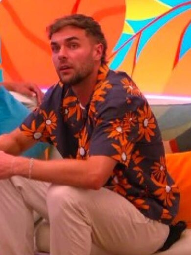 Love Island UK Harry Hamlin Floral Shirt