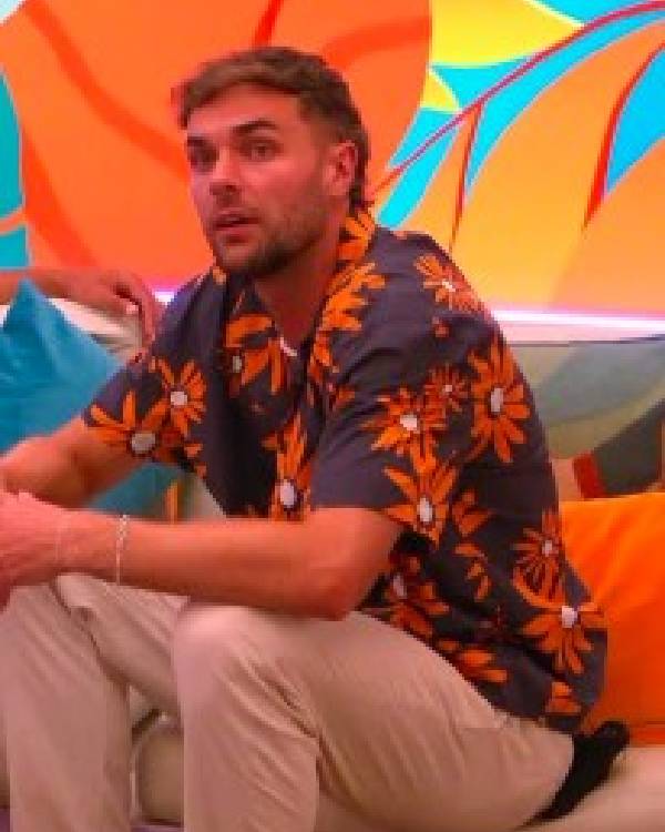 Love Island UK Harry Hamlin Floral Shirt