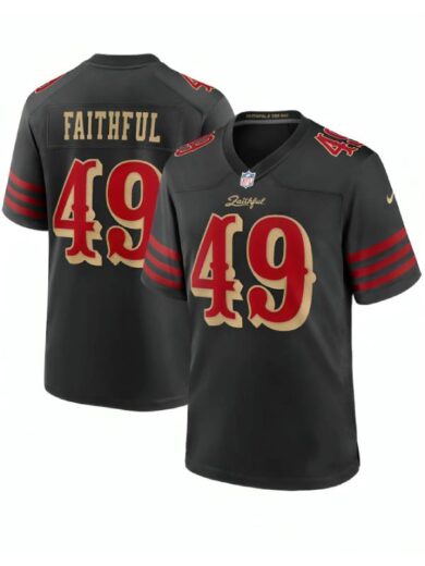49ers The Faithful Rivalries Black Jersey