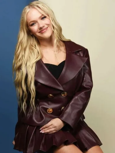 Freya Skye Zombies 4 Dawn of the Vampires Leather Blazer