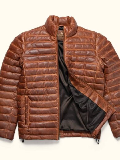 Bridger Leather Down Jacket