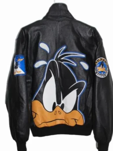Daffy Duck Classic Looney Tunes Collection Leather Jacket